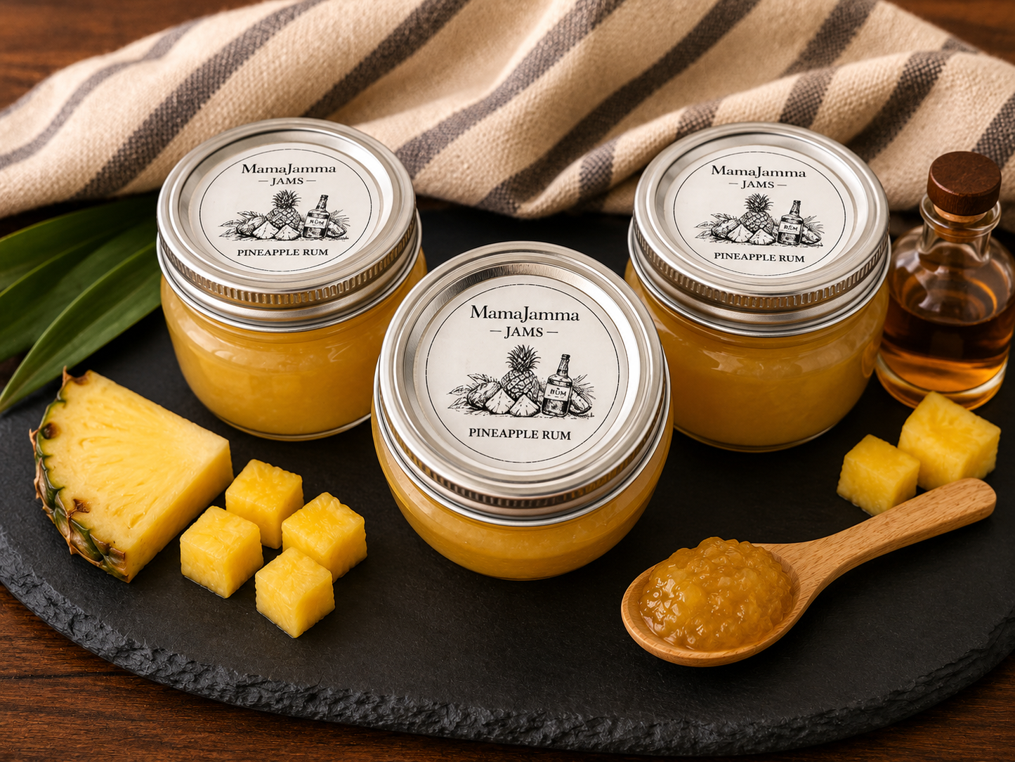 Pineapple Rum Jam