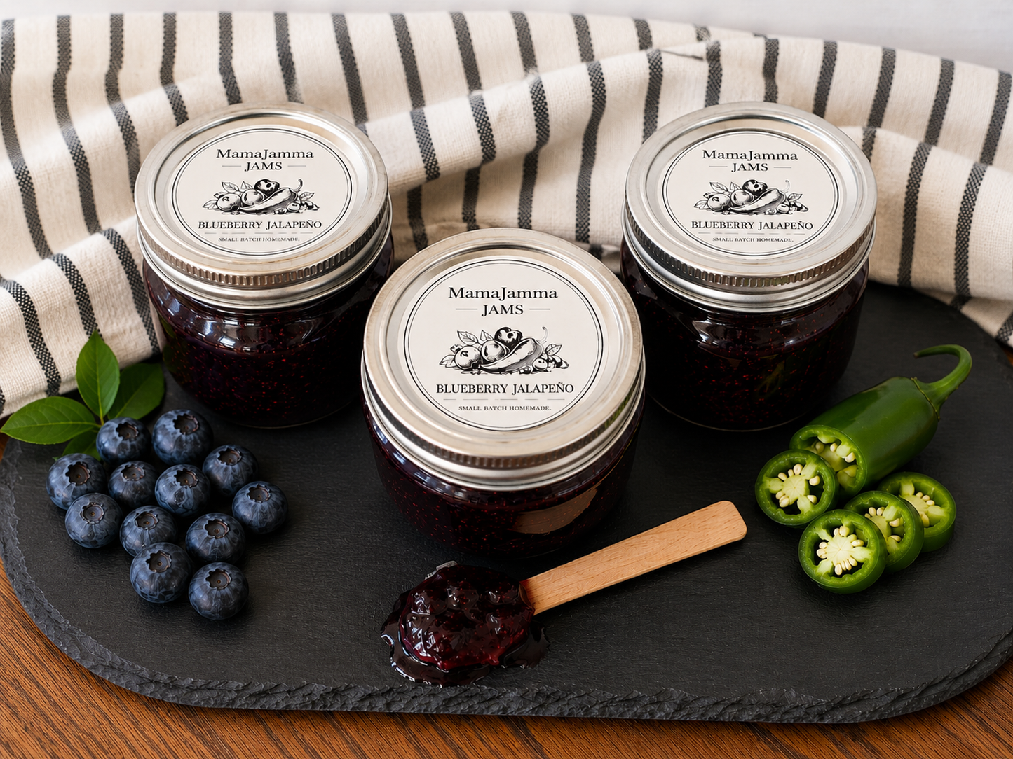Blueberry Jalapeño Jam
