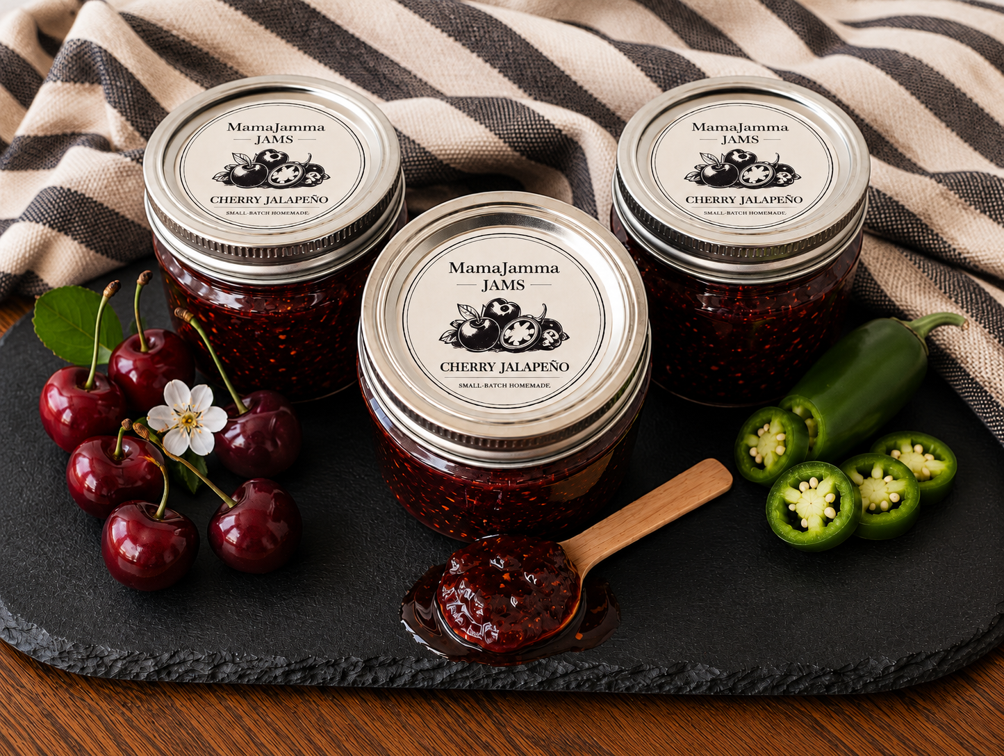 Cherry Jalapeño Jam